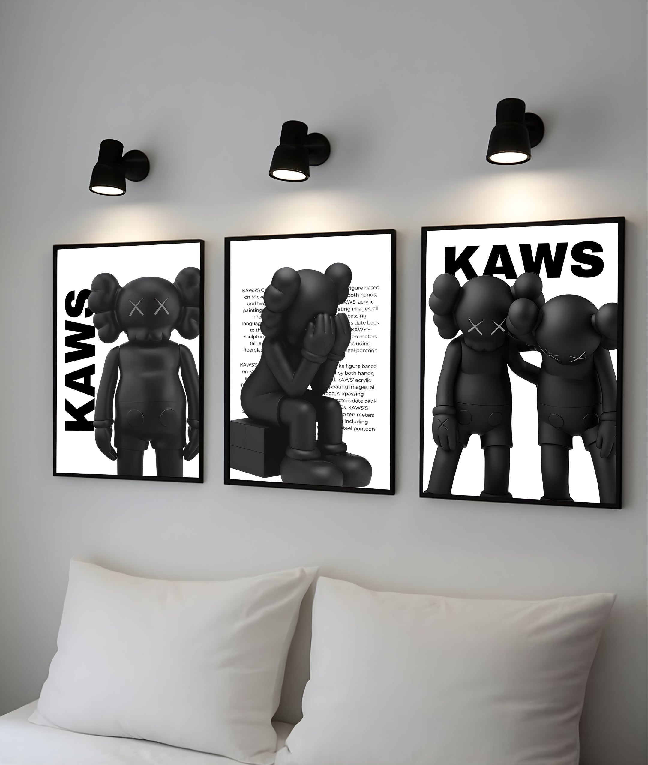 Kaws Hypebeast Trio